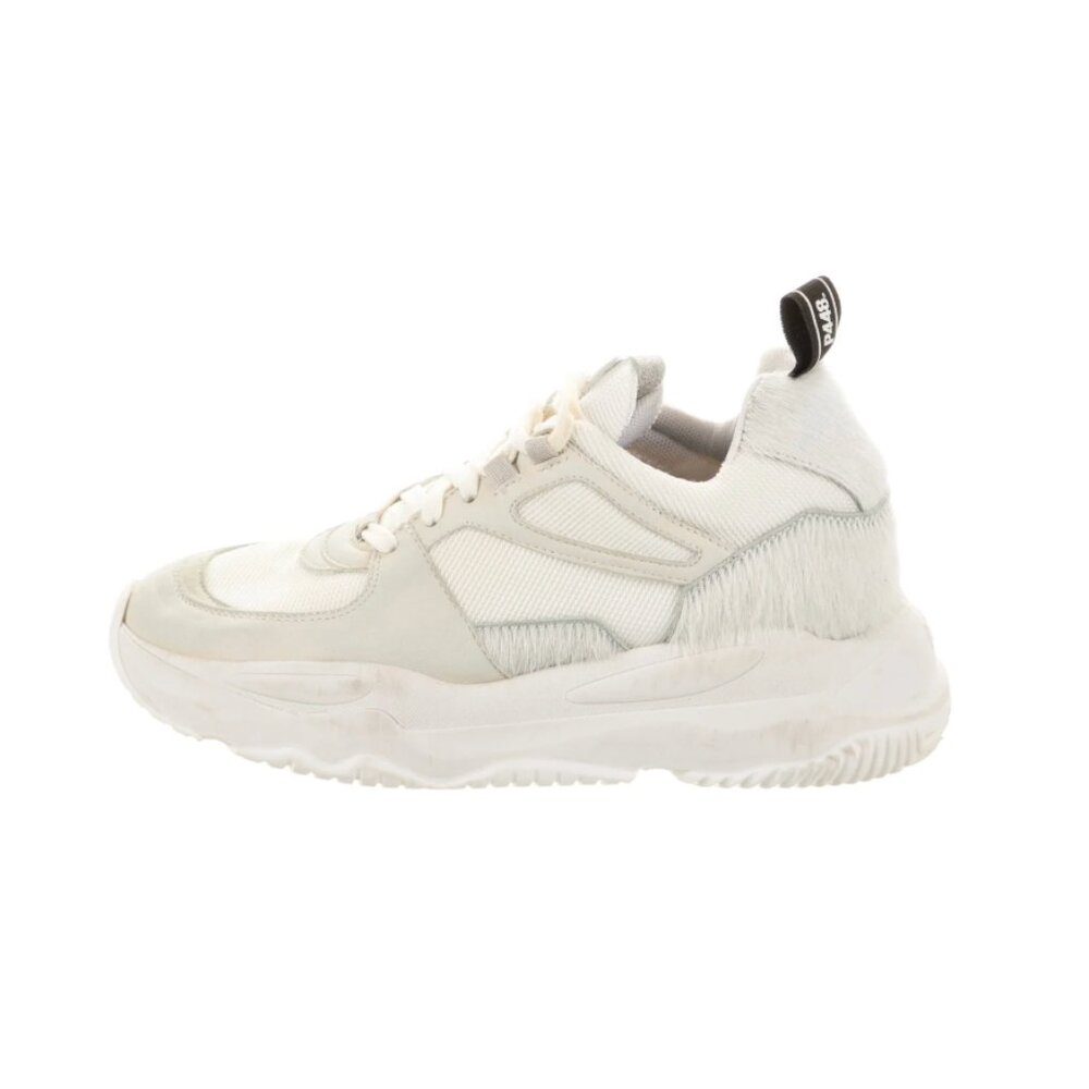 P448 Ponyhair Leather Trim Embellishment Sneakers 37 / 7